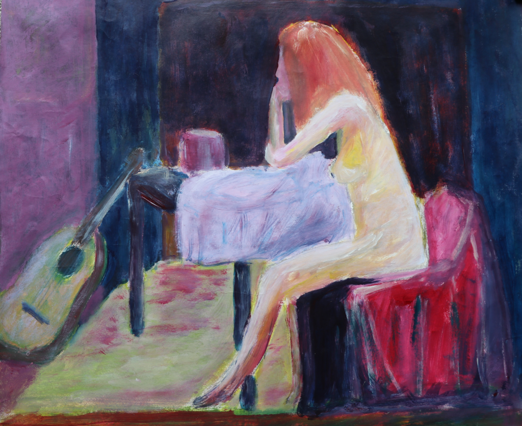 acryl schilderijen Zeeuws Vlaanderen Thinking